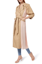 Madison Striped Trench Coat